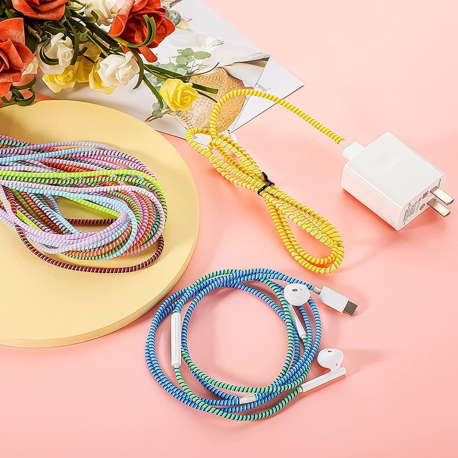 Flexible Spiral Cable Protector Sleeve (1 Pc) Flexible Spiral Cable Protector Sleeve (1 Pc)